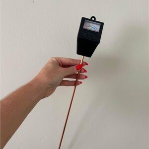 Black and Copper Soil Moisture Meter